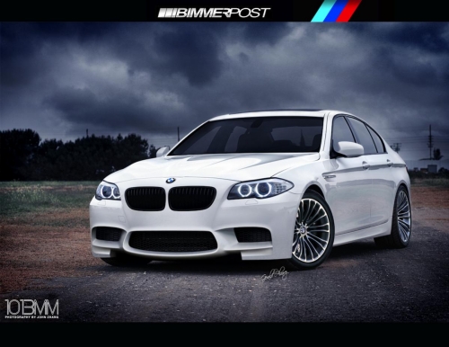Újabb kémfotók a 2012-es BMW M5 (F10)-ről