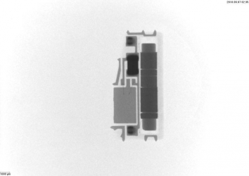 tárca (kis műanyag) kulcs röntgen kép