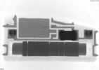 tárca (kis műanyag) kulcs röntgen kép